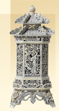 Lamp Stone H25 cm